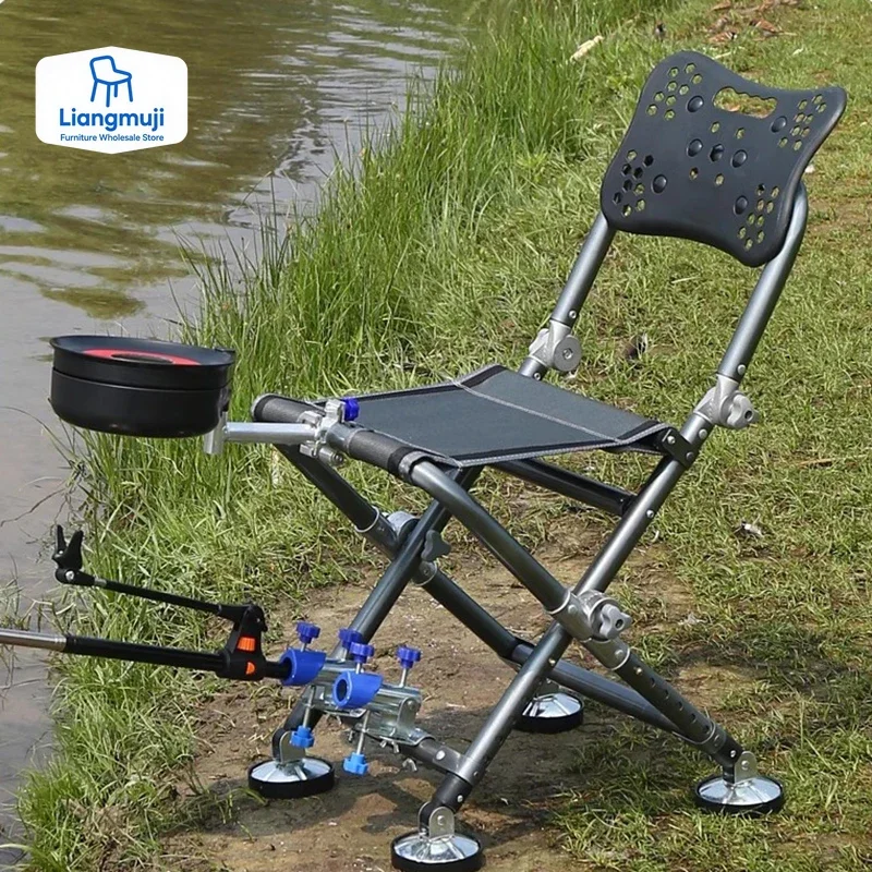 Hunting And Fishing Outdoor Chairs - Chaise de pêche pliante multifonctionnelle pour