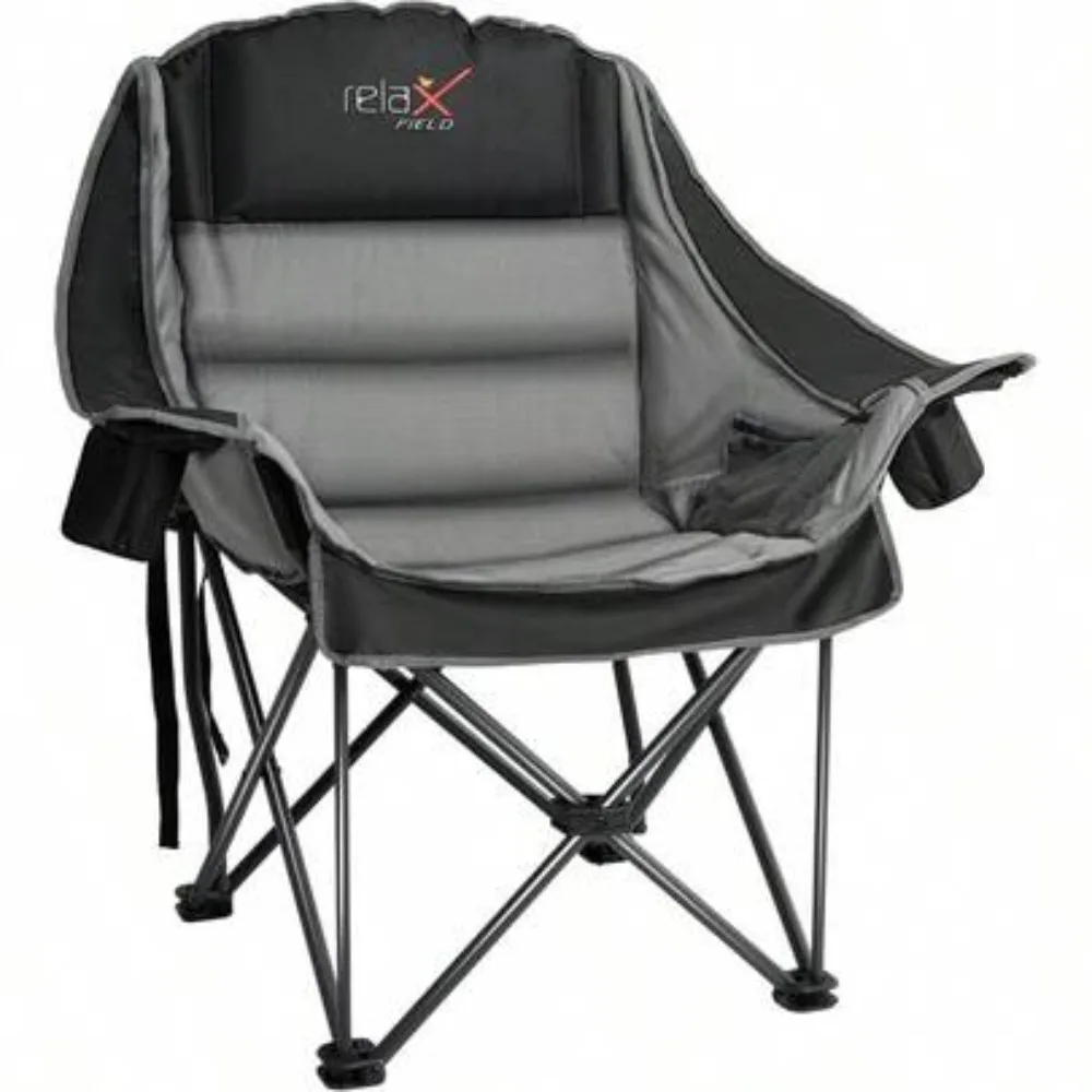 Hunting And Fishing Outdoor Chairs - Chaise de camping surdimensionnée pour adultes,