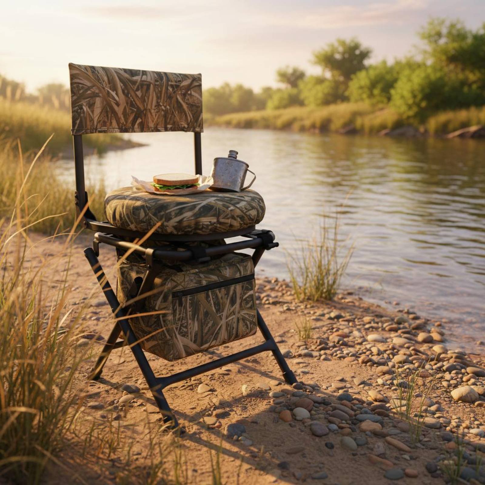 Hunting And Fishing Outdoor Chairs - Chaise de pêche pliable, tabouret de