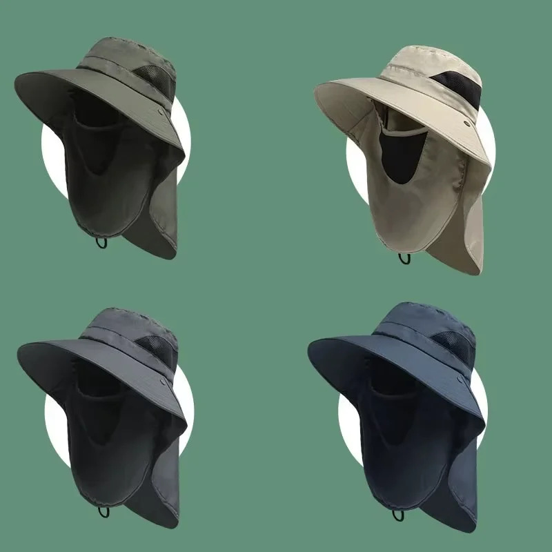 Mens Outdoor Hunting Hats - Chapeaux de soleil d'été Protection UV