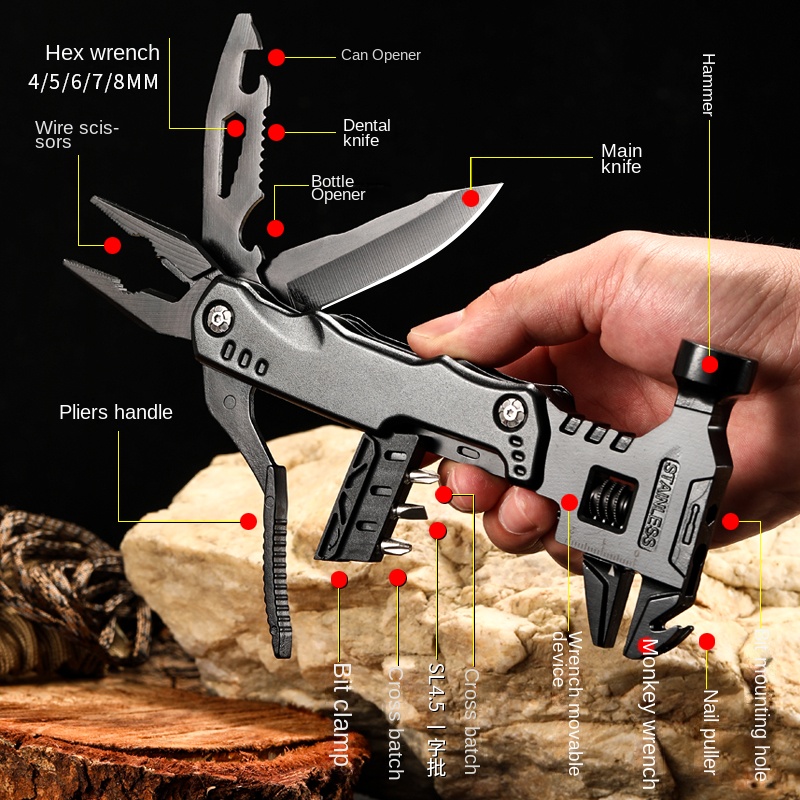 Pince multifonctionnelle, mart - Outdoor Hunting Knife Set avis et prix