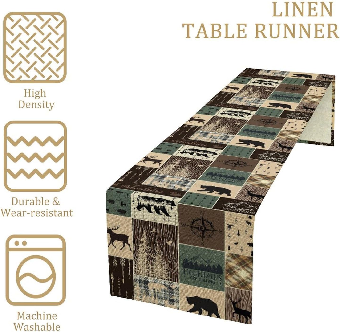 Chemin de table rustique style - Hunting Outdoor Day avis et prix